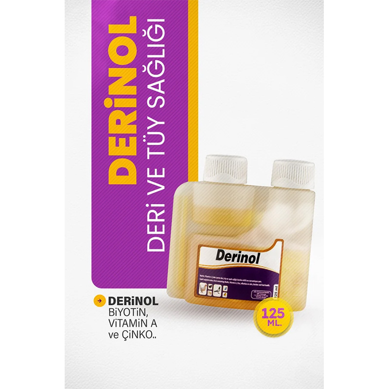 Munich Vet Derinol Tüy ve Deri Ürünü 125 ml