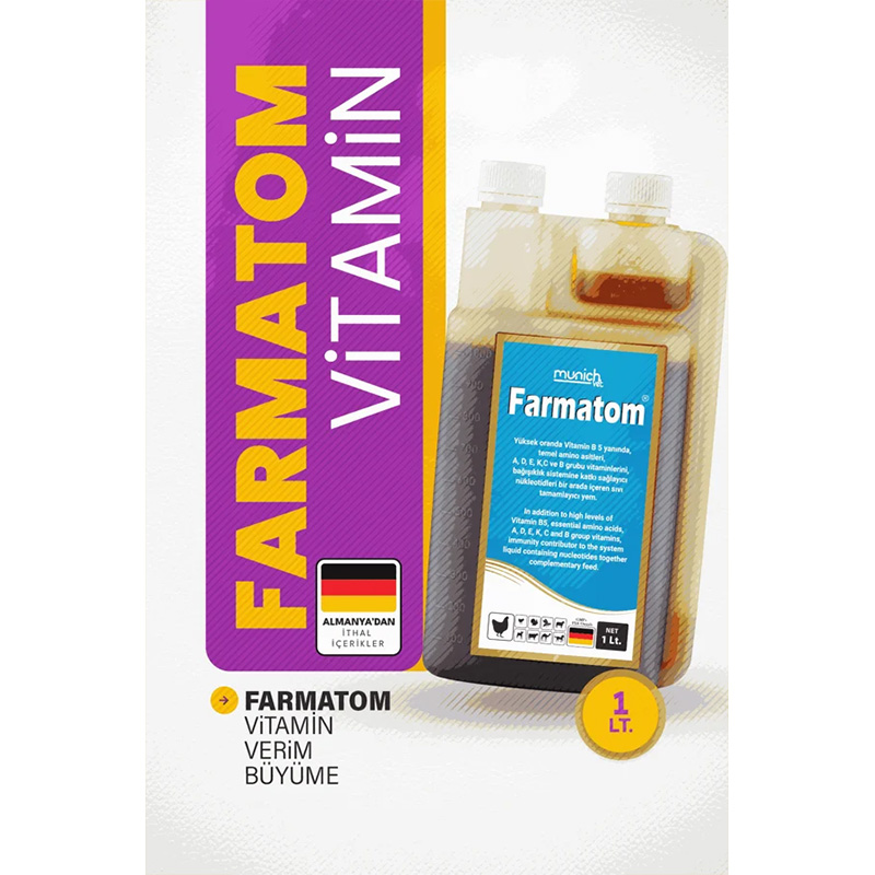 Munich Vet Farmatom Kanatli Vitamin1 lt