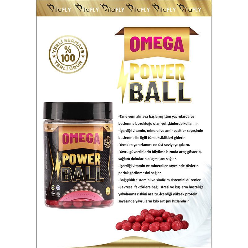 Vita Turko Omega Power Ball Güvercin Draje 175 gr