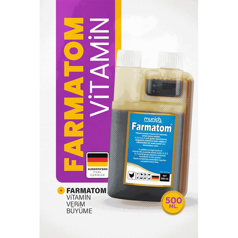 Munich Vet Farmatom Kanatli Vitamin 500ml