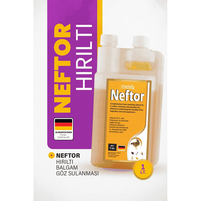 Munich Vet Neftor Hırıltı ve Balgam Ürünü 1 lt
